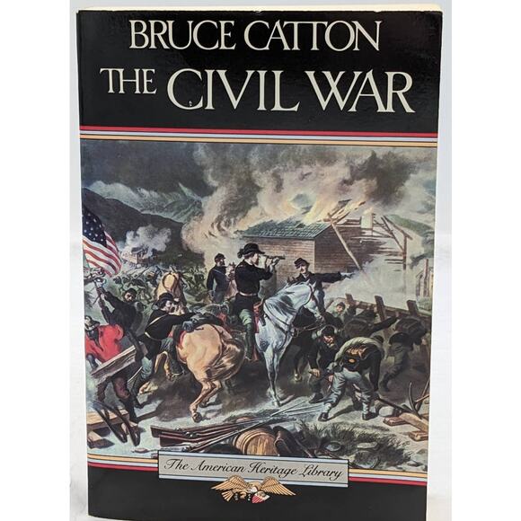 The Civil War The American Heritage Library By Bruce Catton Paperback 1960 - Picture 1 of 11